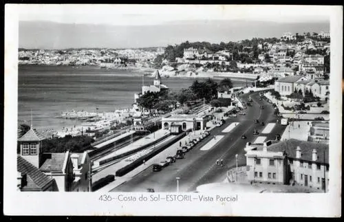 Postal antigo da Costa do Sol, Estoril